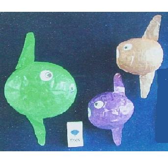 紙フーセン まんぼう４号（３色セット） １セット