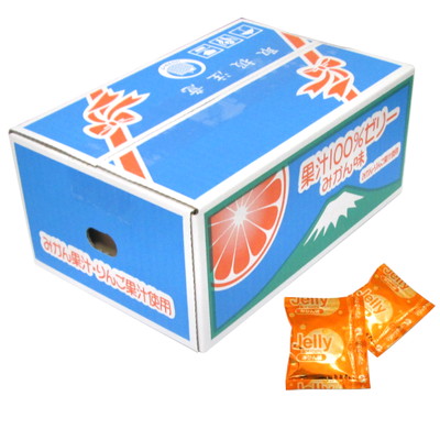 果汁100％ゼリーＢＯＸパウチ みかん味 ２０個入