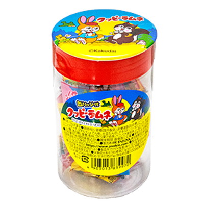クッピーラムネボトル缶バッチ付き