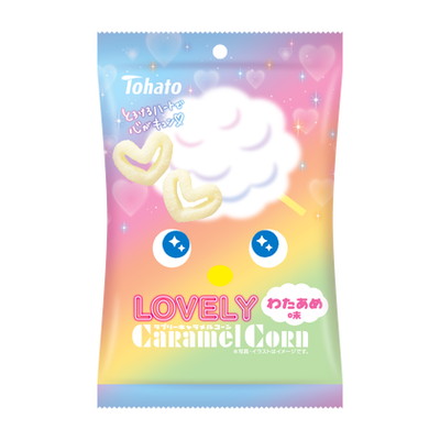 ＬＯＶＥＬＹキャラメルコーン わたあめ味 １２入