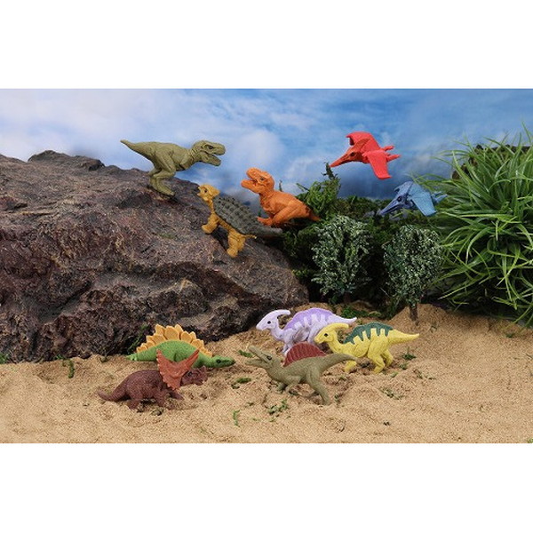 おもしろ消しゴム 恐竜 ６０入