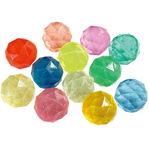 駄菓子 通販】スーパーボール27mm ジュエルカット 駄菓子・イベント