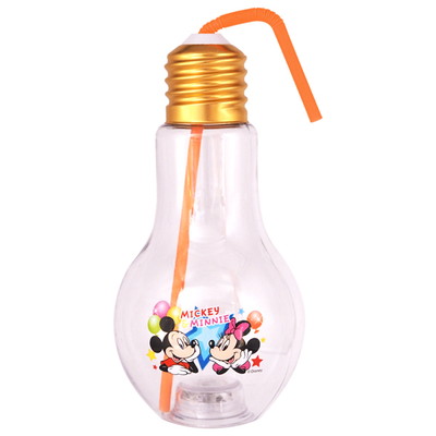 駄菓子 通販】ディズニー光るピカピカ電球ボトル500ml 駄菓子