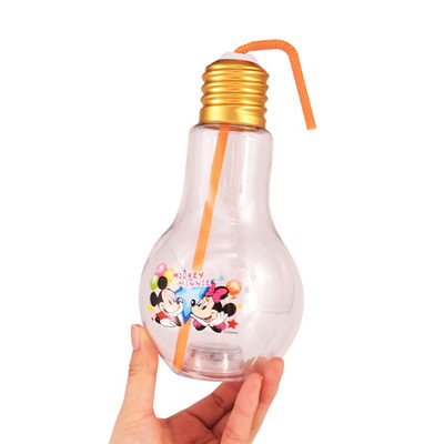 駄菓子 通販】ディズニー光るピカピカ電球ボトル500ml 駄菓子
