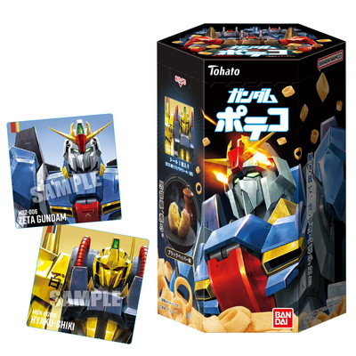 ガンダムポテコ ブラックペッパー味 ６入 【送料サービス対象外商品】