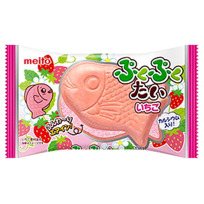 ぷくぷくたい いちごエアインチョコ １０入