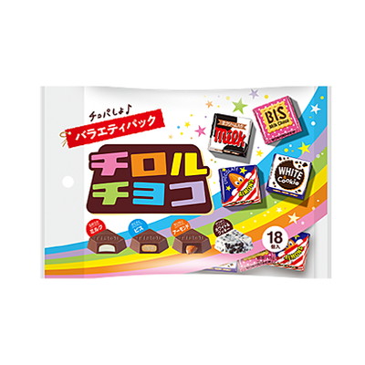 チロルチョコ バラエティパック １袋（１８個入り）