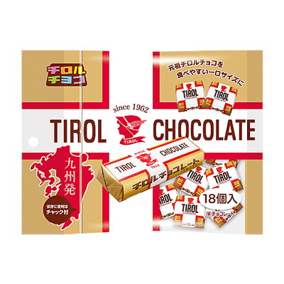 チロルチョコ〈ミルクヌガーパック〉