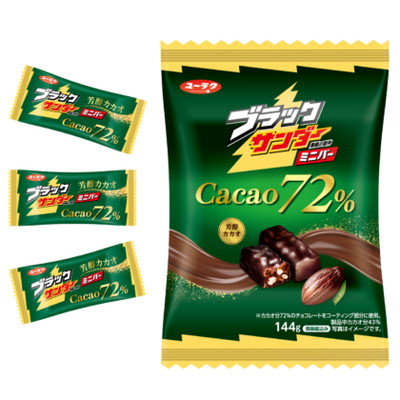 ブラックサンダーミニバーCacao72％ １袋