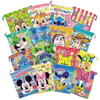 ディズニー顔柄巾着袋 駄菓子詰め合わせ １個