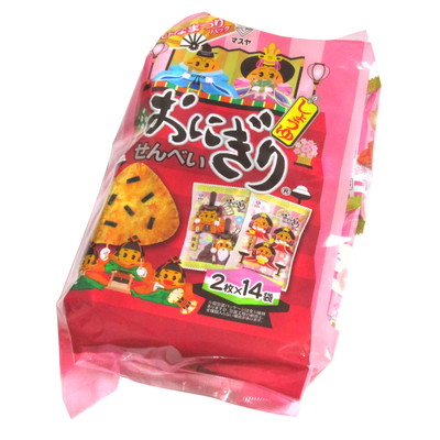 おにぎりせんべいひなまつりパック（2枚×14袋）