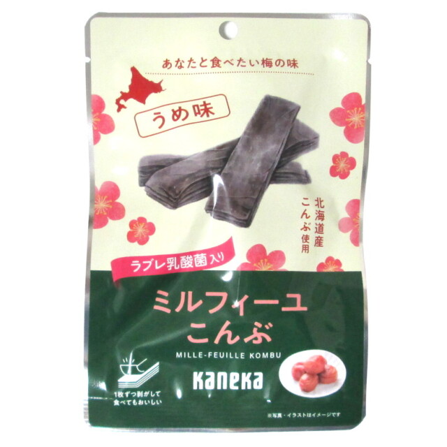ミルフィーユこんぶ うめ味 １０入