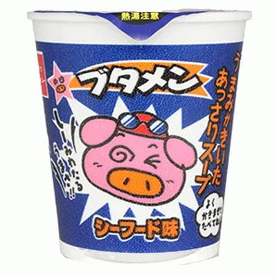 ブタメン シーフード味 １５入 【送料サービス対象外商品】