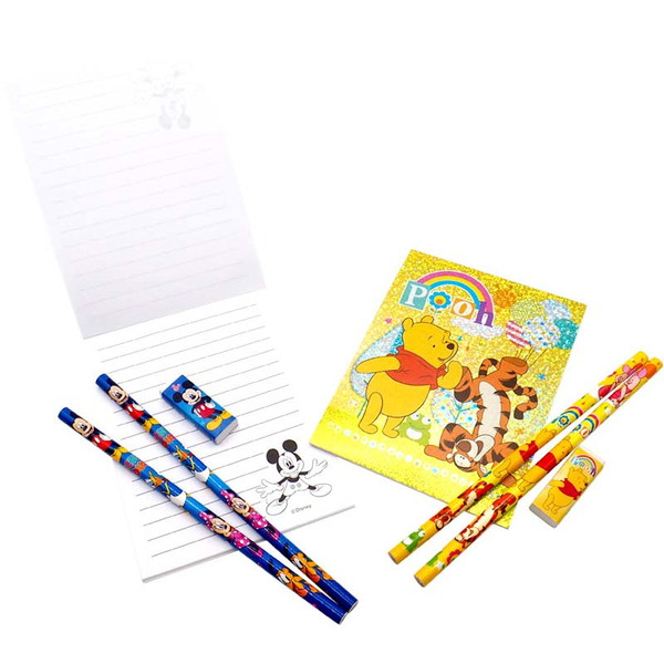 駄菓子 通販】ディズニーキラキラ文具4点セット 駄菓子