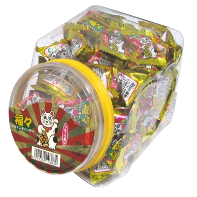 キッコー製菓 ポット入り福々おみくじキャンデー １００入