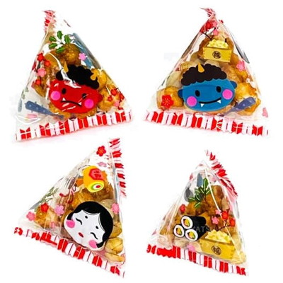 節分 福豆とあられのテトラ 200g（目安個数30個）