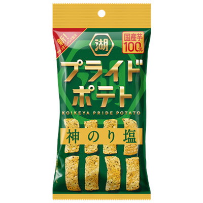 湖池屋 プライドポテト ひとくちカット 神のり塩 ６入