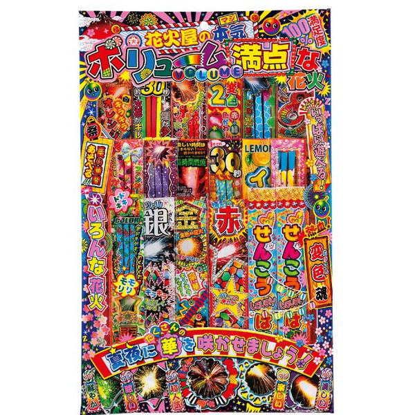 花火屋の本気 ボリューム満点な花火 １枚 【送料サービス対象外商品】