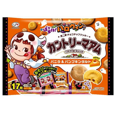 １７枚ハロウィンカントリーマアム（バニラ＆パンプキンタルト）