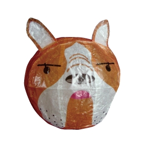 紙フーセン どうぶつ１号 いぬ １枚