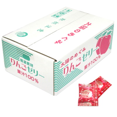 果汁100％ゼリーＢＯＸパウチ りんご味 ２０個入