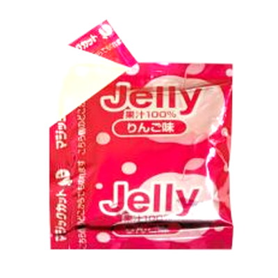 駄菓子 通販】果汁100％ゼリーBOXパウチ りんご味 駄菓子・イベント