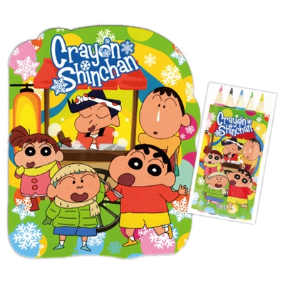 駄菓子 通販 クレヨンしんちゃんカラフルぬりえセット 駄菓子 イベント用品を卸価格で通販 あおい玩具