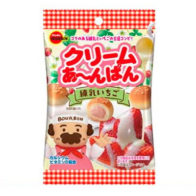 クリームあ～んぱん練乳いちご袋 １０入