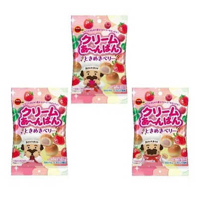 駄菓子 通販】クリームあ～んぱんときめきベリー袋 駄菓子・イベント