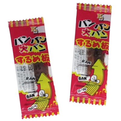 バンバンの実 駄菓子 通販】バンバン大バンするめ板ミニ（株式会社ケイエス