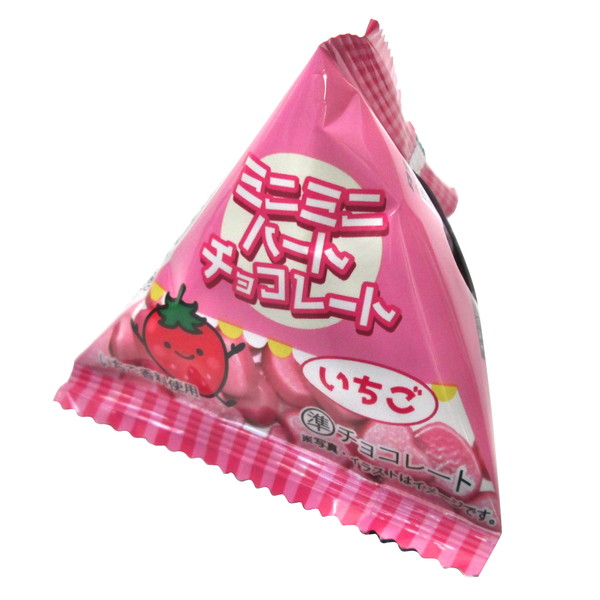 テトラパック ミニミニハートチョコレートいちご ２４入