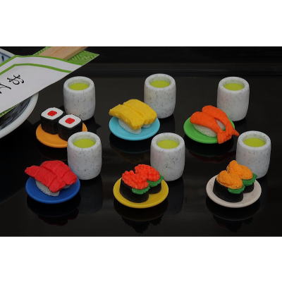 おもしろ消しゴム 回転寿司 ６０入