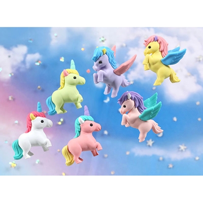 駄菓子 通販】おもしろ消しゴム ユニコーン＆ペガサス 駄菓子
