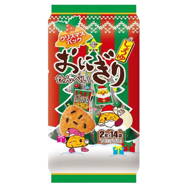 おにぎりせんべいクリスマスパック（2枚×14袋）