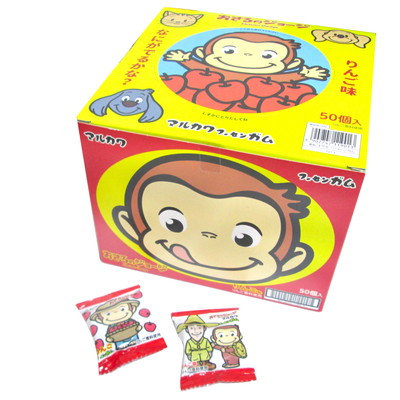 おさるのジョージりんごガム ５０袋入