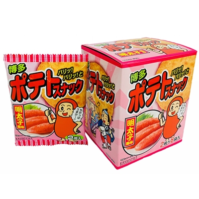 ポテトスナック 明太子風味 ２枚×８袋入