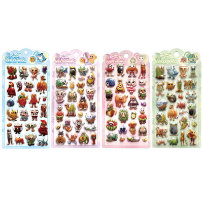 ぷくりんシール AIマスコット １２枚入