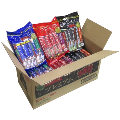プレミアムうまい棒 詰め合わせセット（３種１２０本） 【送料サービス対象外商品】