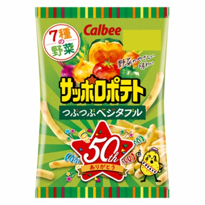 サッポロポテトつぶつぶベジタブル ２４入 【送料サービス対象外商品】