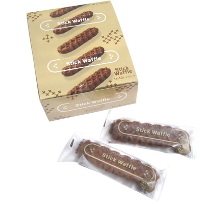 しっとり、もちふわ、すてぃっくわっふる チョコレート １２入