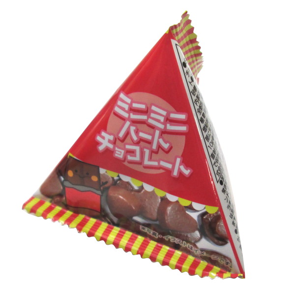 テトラパック ミニミニハートチョコレート ２４入