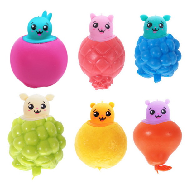 駄菓子 通販】とびだす！ぷにっとフルーツマスコット 駄菓子