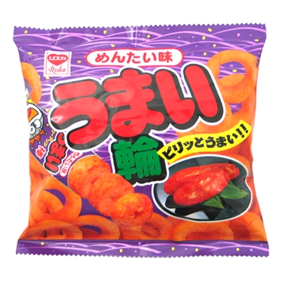 リスカ うまい輪めんたい味17ｇ ３０袋入 【送料サービス対象外商品】