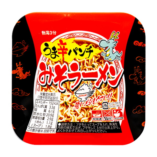 やおきん 35gうま辛パンチみそラーメン ３０入 【送料サービス対象外商品】