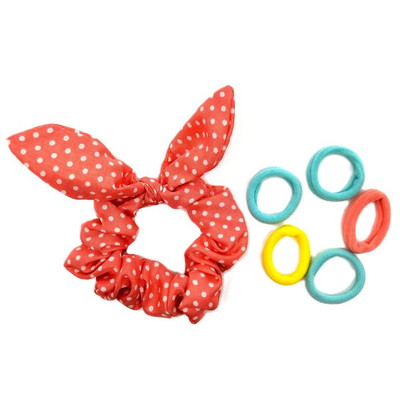 うさみみヘアシュシュセット ２５入