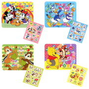 ディズニーパズル＆シールセット ２４入