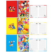 ディズニーA5カバー付きノート １２入