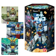 ガンダムポテコ ブラックペッパー味 ６入 【送料サービス対象外商品】