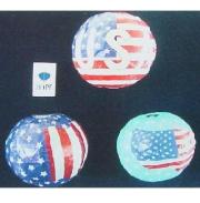 紙フーセン 星条旗３号（３柄セット） １セット