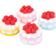 駄菓子 通販】もちぷるスクイーズ スフレケーキ 駄菓子・イベント用品